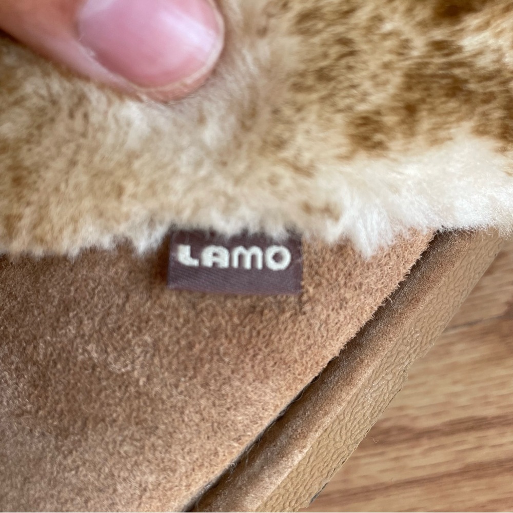 Lamo- Ladies Scuff Slipper in Chestnut Size 6.5-7 - Picture 9 of 10